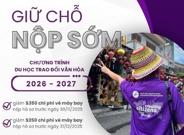 GIỮ CHỖ NỘP HỒ SƠ SỚM - NHẬN ƯU ĐÃI LÊN ĐẾN $350